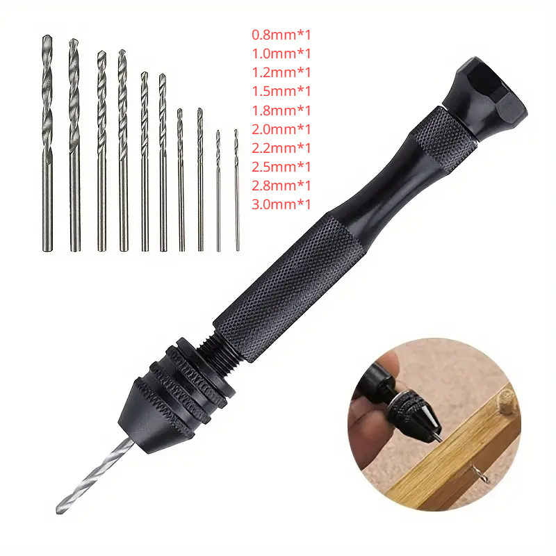 11pcs/Set Mini Aluminum Pin Vi - Pin Vice Micro recension och pris