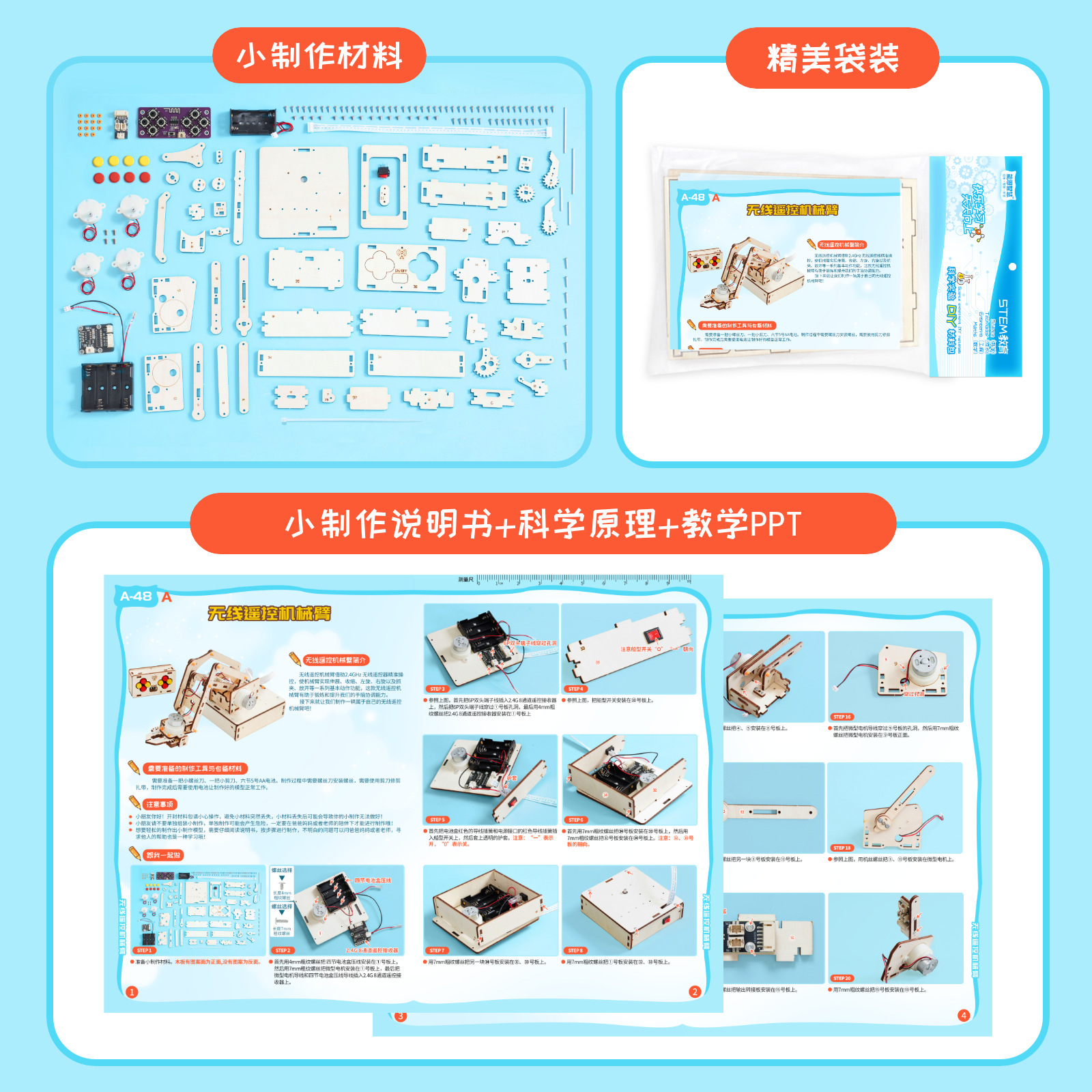 DIY Wireless Remote Control Me - Model Kit China recension och pris