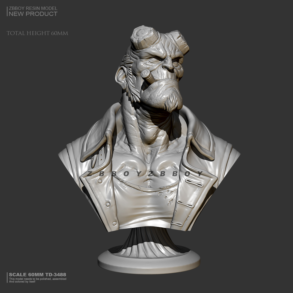 60mm Resin bust model kits fig - Model Kit Warhammer recension och pris