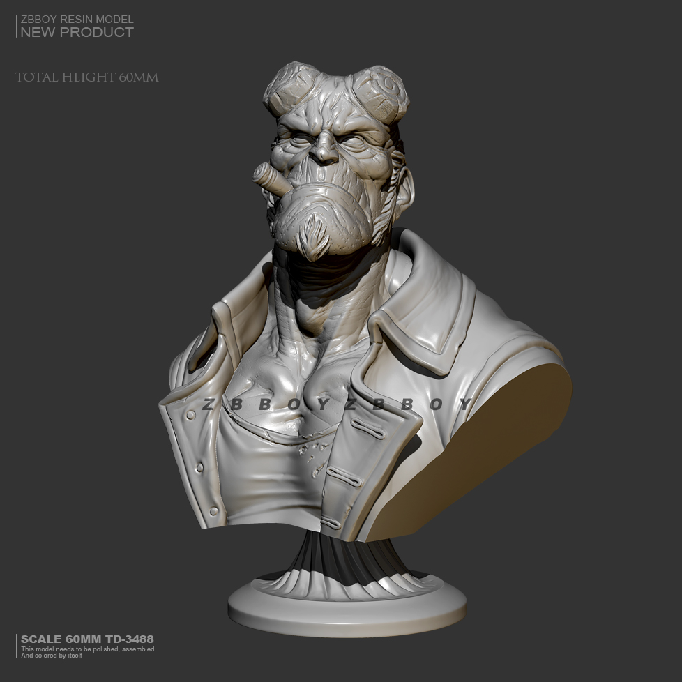 60mm Resin bust model kits fig - Model Kit Warhammer recension och pris