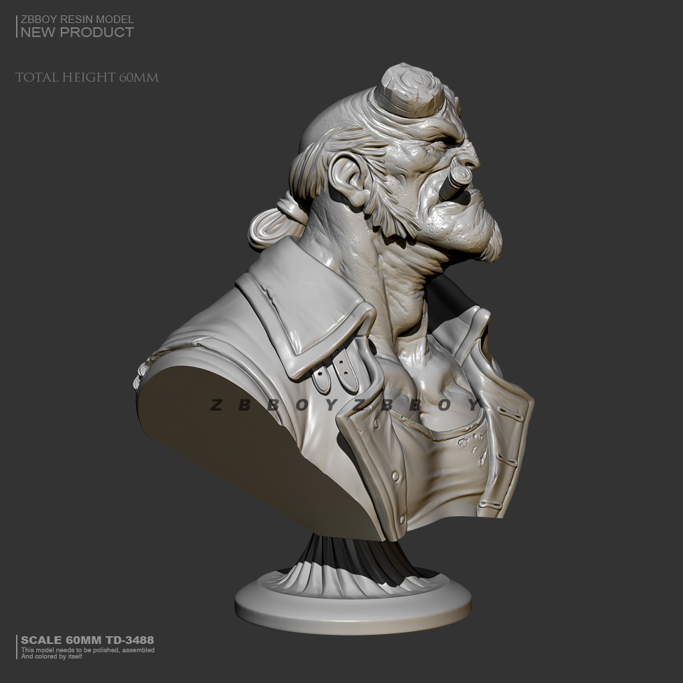 60mm Resin bust model kits fig - Model Kit Warhammer recension och pris