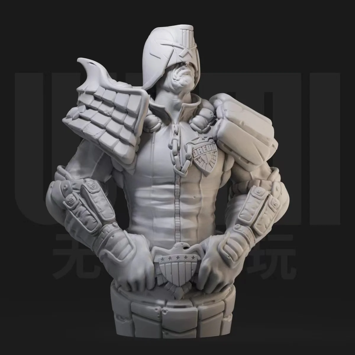1/10 100mm High Resin Figure M - Model Kit Judge recension och pris