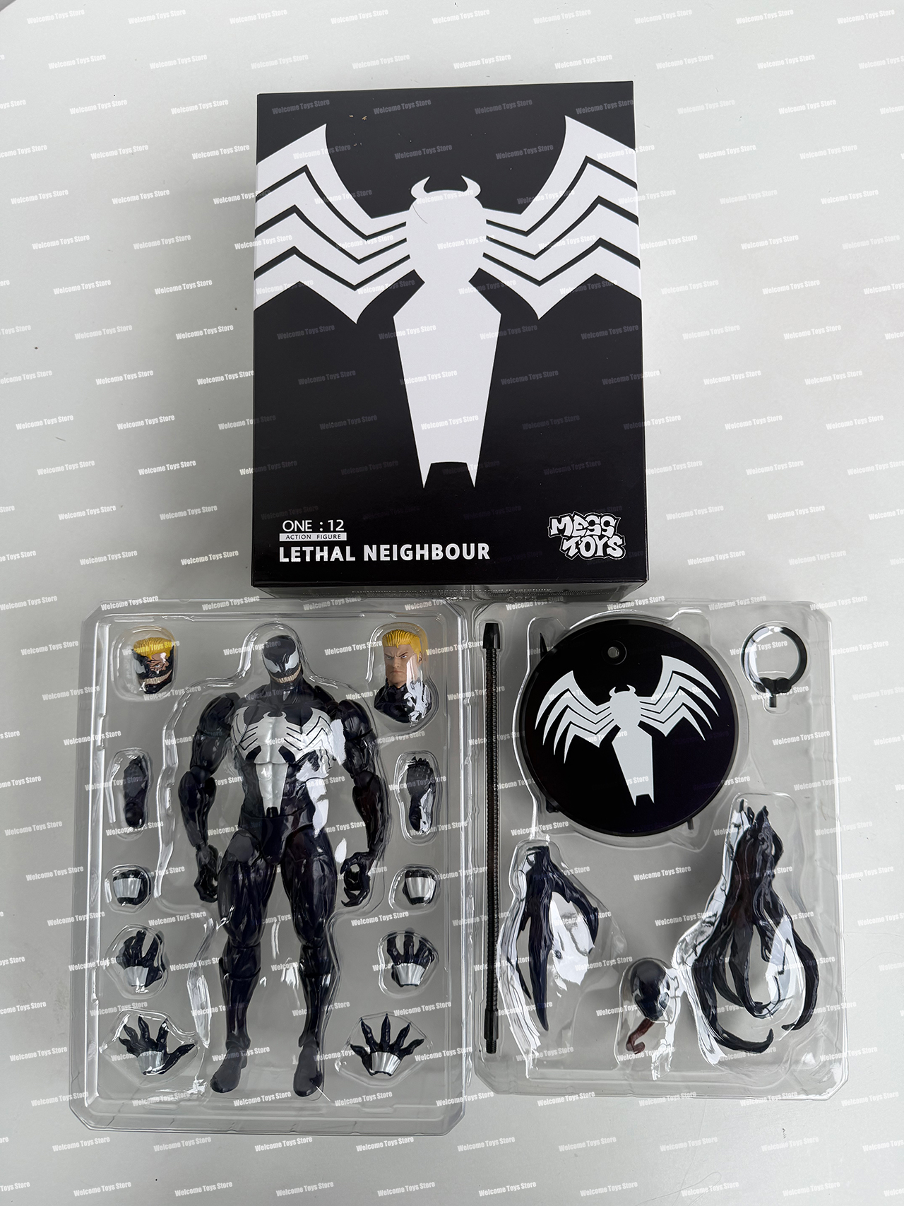 NEW Mess Toys Lethal Neighbor  - Model Kit Spiderman recension och pris